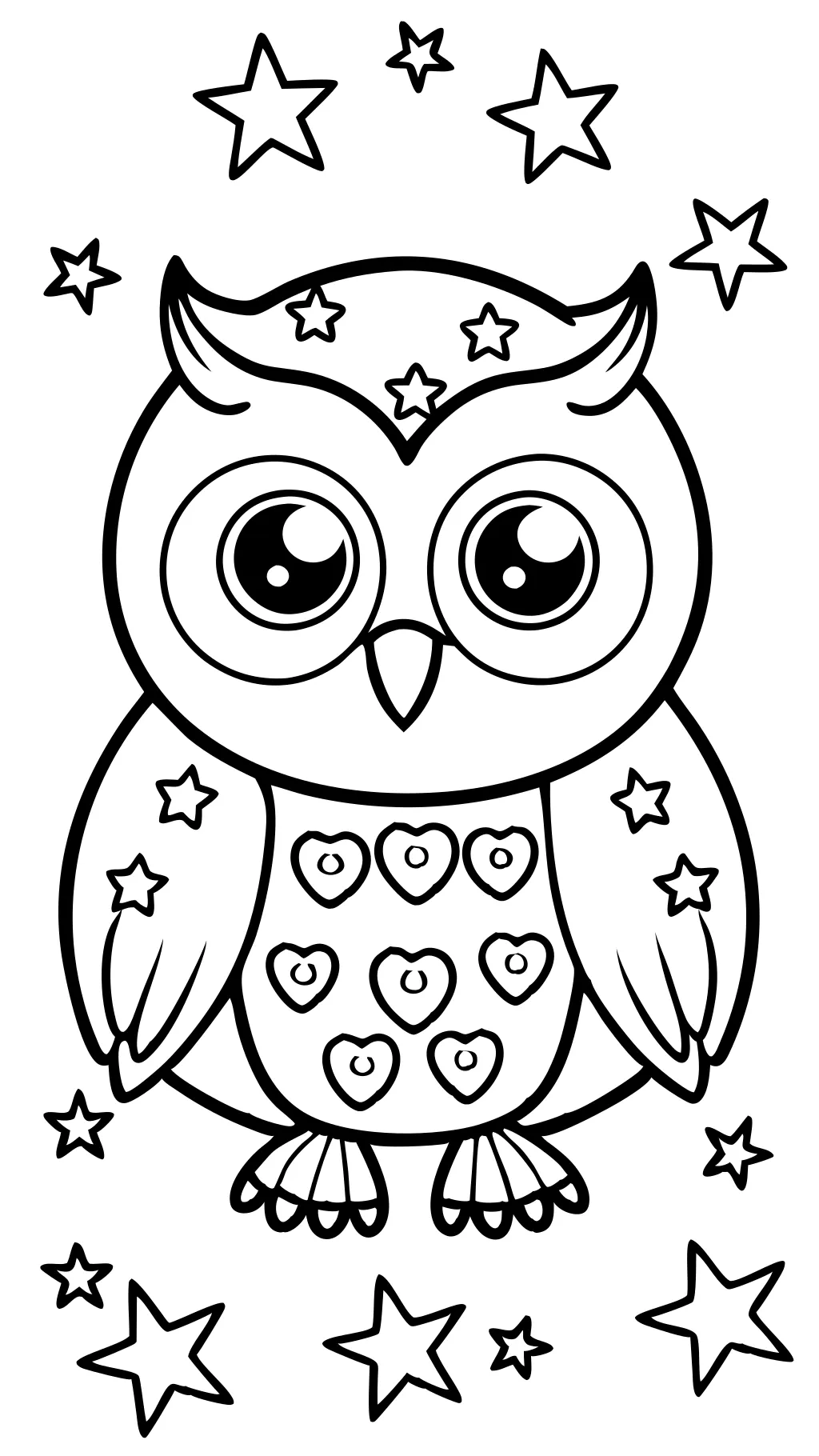 cute owl coloring pages